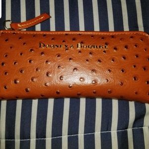 Dooney & Bourke Ostrich Zip Wallet!
